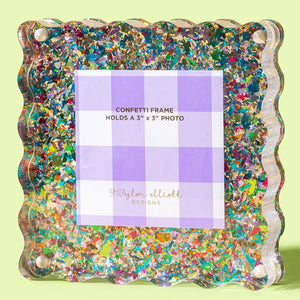 Small Picture Frame - Colorful Confetti