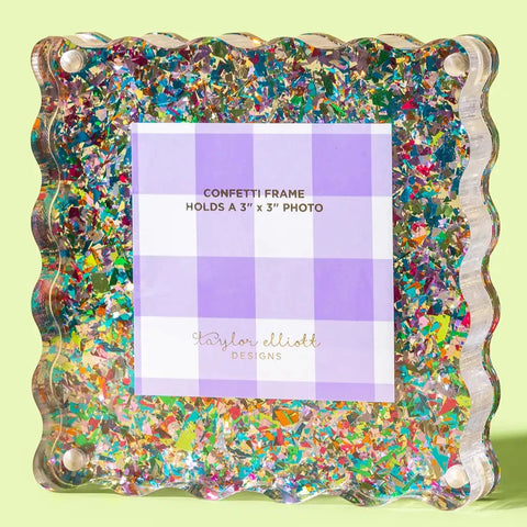 Small Picture Frame - Colorful Confetti