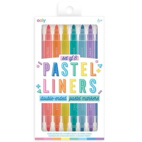 ooly - Pastel Liners Double Ended Markers