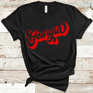 too! - Groovy Georgia Tee