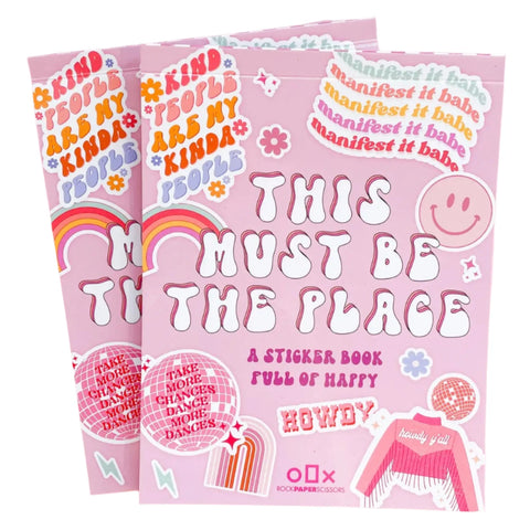 This Must Be The Place Sticker Book