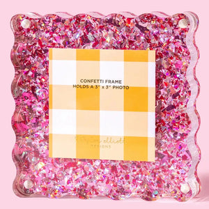 Small Picture Frame - Pink Confetti