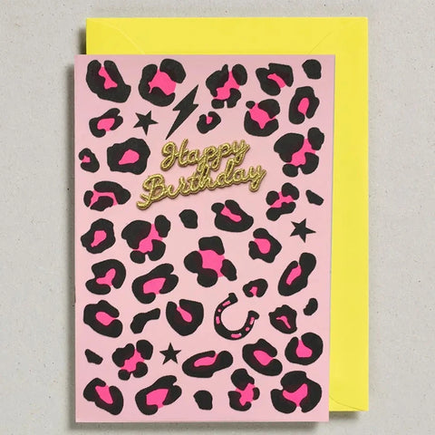 Petra Boase Ltd - Animal Print Birthday Card