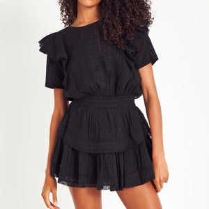 Love Shack Fancy - Natasha Dress in Black