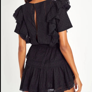 Love Shack Fancy - Natasha Dress in Black