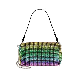 Bari Lynn - Fully Crystalized Bag in Rainbow