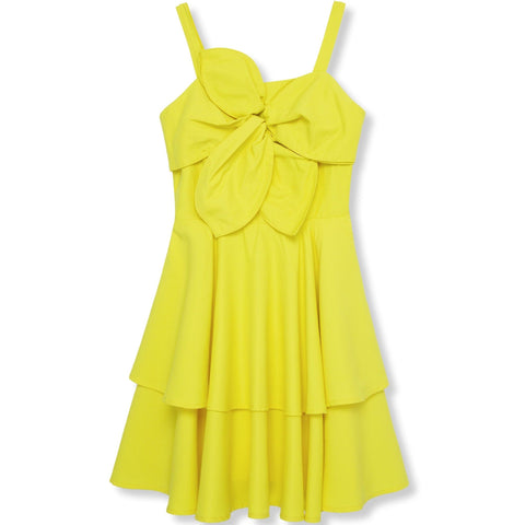 Habitual Girl - Ruffle Floral Dress in Yellow