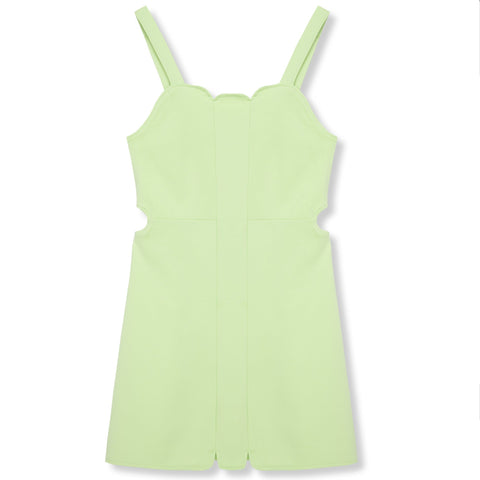 Habitual Girl - Romper in Lime