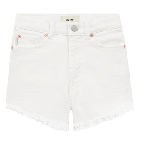 DL1961 - Lucy High Rise Shorts in White