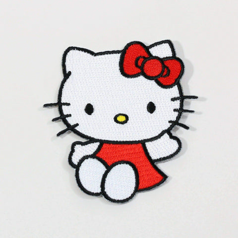 Punky Pins - Hello Kitty Wave Iron On Patch
