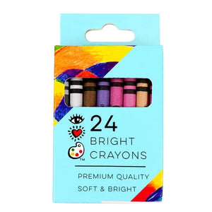 Bright Stripes - iHeartArt 24 Bright Crayons
