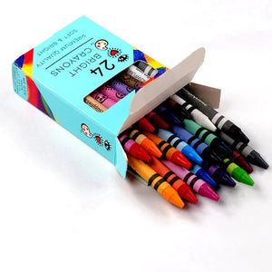 Bright Stripes - iHeartArt 24 Bright Crayons