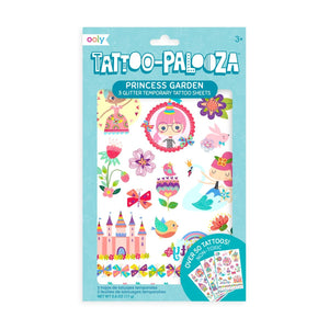 ooly - Tattoo Palooza Temporary Glitter Tattoo: Princess Garden