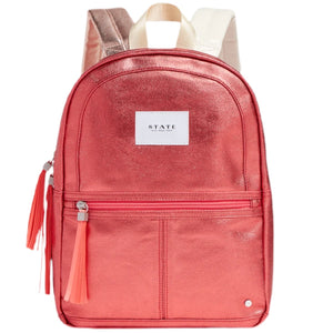 State - Mini Kane Backpack in Coral