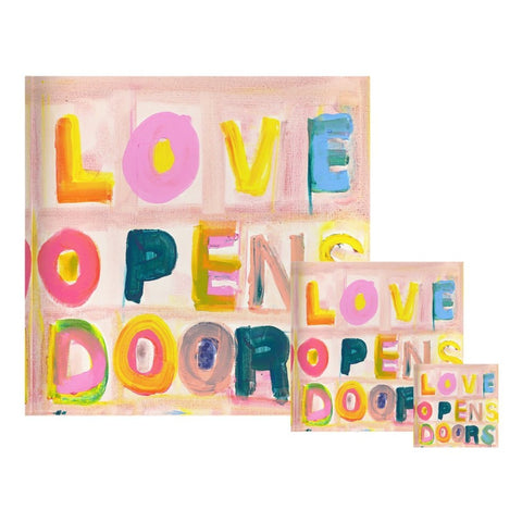 Love Opens Doors Block of Love