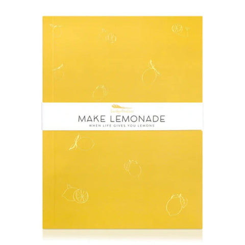 Lucky Feather - Make Lemonade Delightful Journal