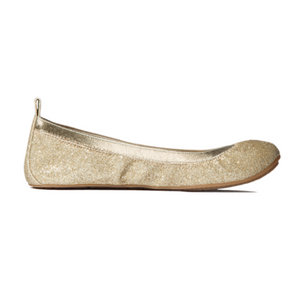 Yosi Samra - Miss Samra Gold Glitter Ballet Flat