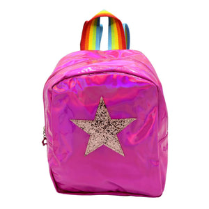 Sparkle Sisters - Star Backpack in Hot Pink