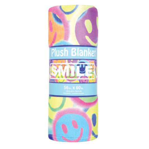 Iscream - Spray Paint Smiles Plush Blanket