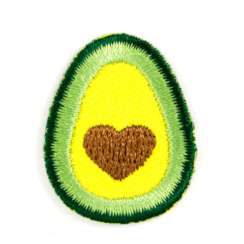 These Are Things - Avocado Heart Embroidered Sticker Patch