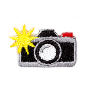 These Are Things - Camera Flash Embroidered Sticker Patch