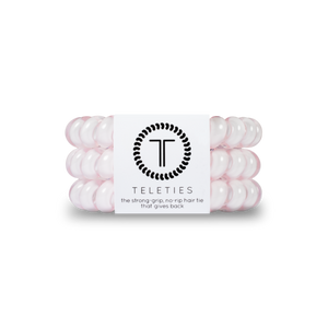 TELETIES - Rose Water Pink Hair Ties