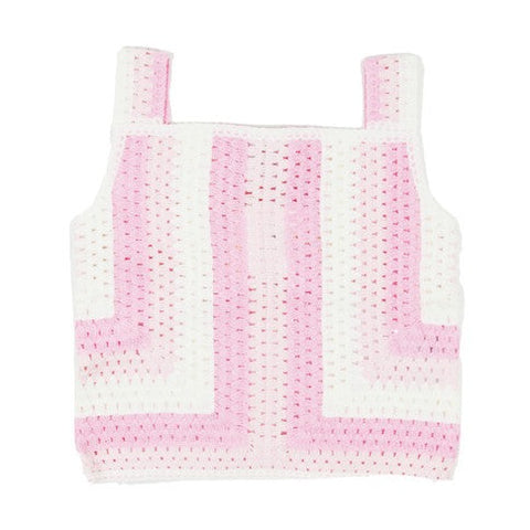 Shade Critters - Crochet Top in Pink Stripe