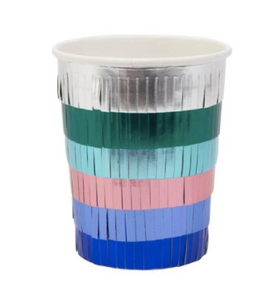 Meri Meri - Metallic Fringe Party Cups