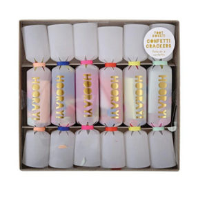 Meri Meri - "Hooray" Confetti Crackers