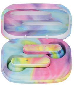 Iscream - Pastel Tie Dye Compact Earbuds