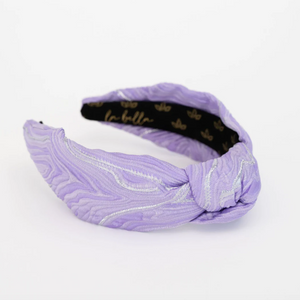 too! - Lavender Swirl Jacquard Headband