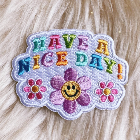 Wildflower + Co - Have A Nice Day Patch