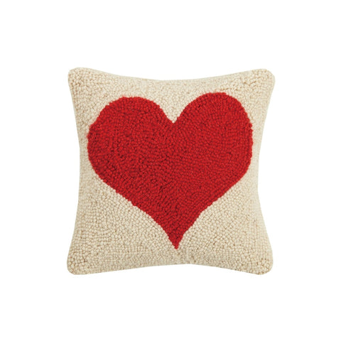 Peking Handcraft - Red Heart Hook Pillow