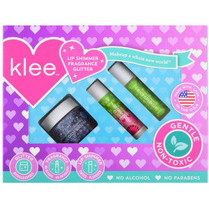 Klee - Inside Out - Bioglitter, Fragrance and Lip Shimmer Set