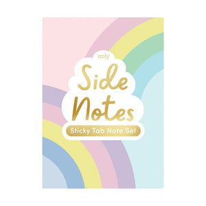 ooly - Side Notes Sticky Tab Note Pad - Pastel Rainbows
