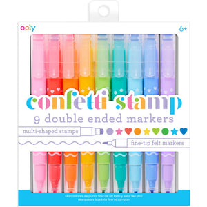 ooly - Confetti Stamp Double End Markers