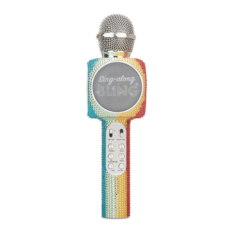 Wireless Express - Sing  A Long Bling Microphone - Rainbow