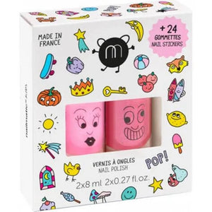 Nailmatic - Polish & Sticker Set in Pop Color